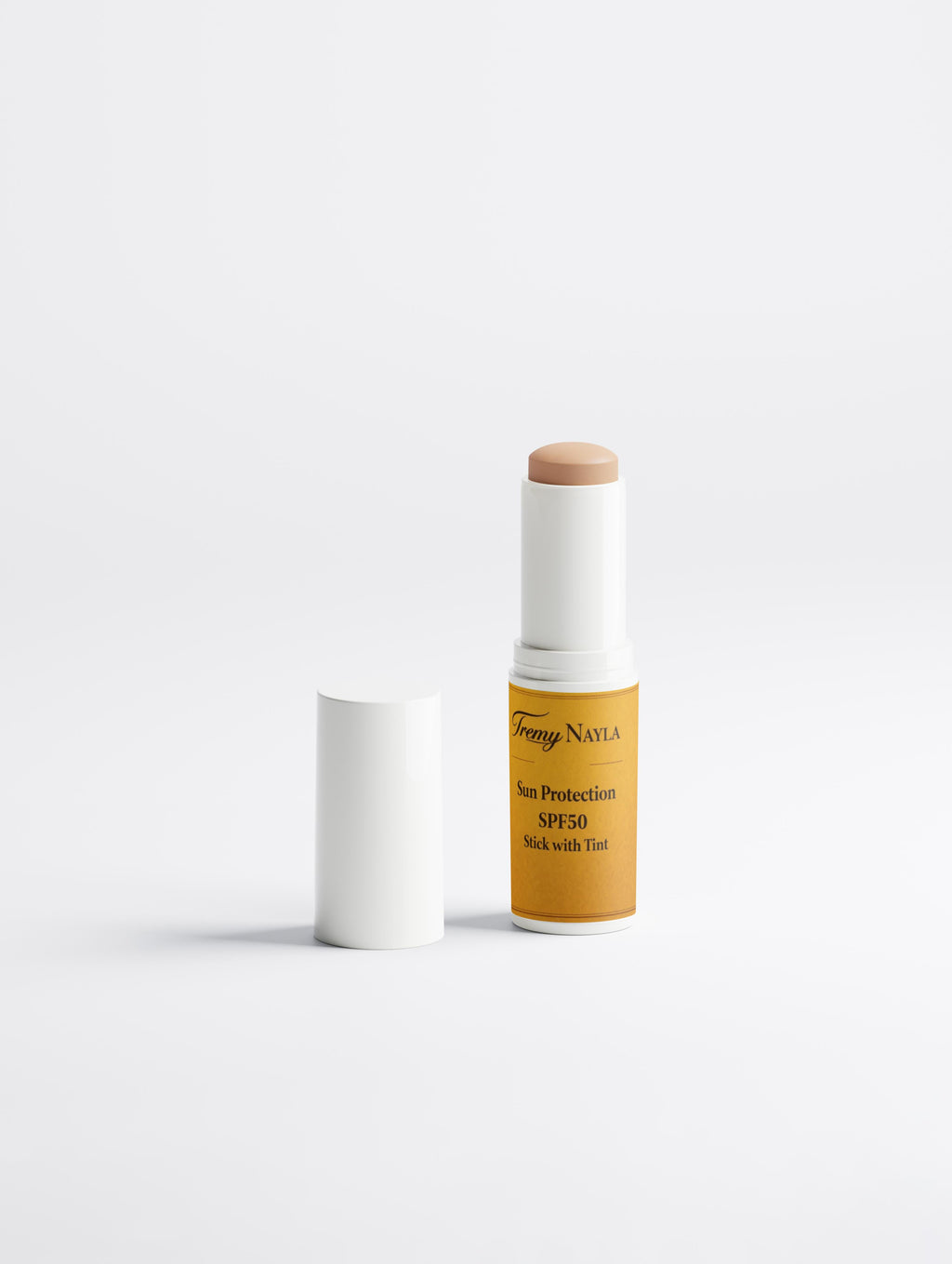 Tremy Nayla tinted SPF50 sun protection stick for daily sun protection

