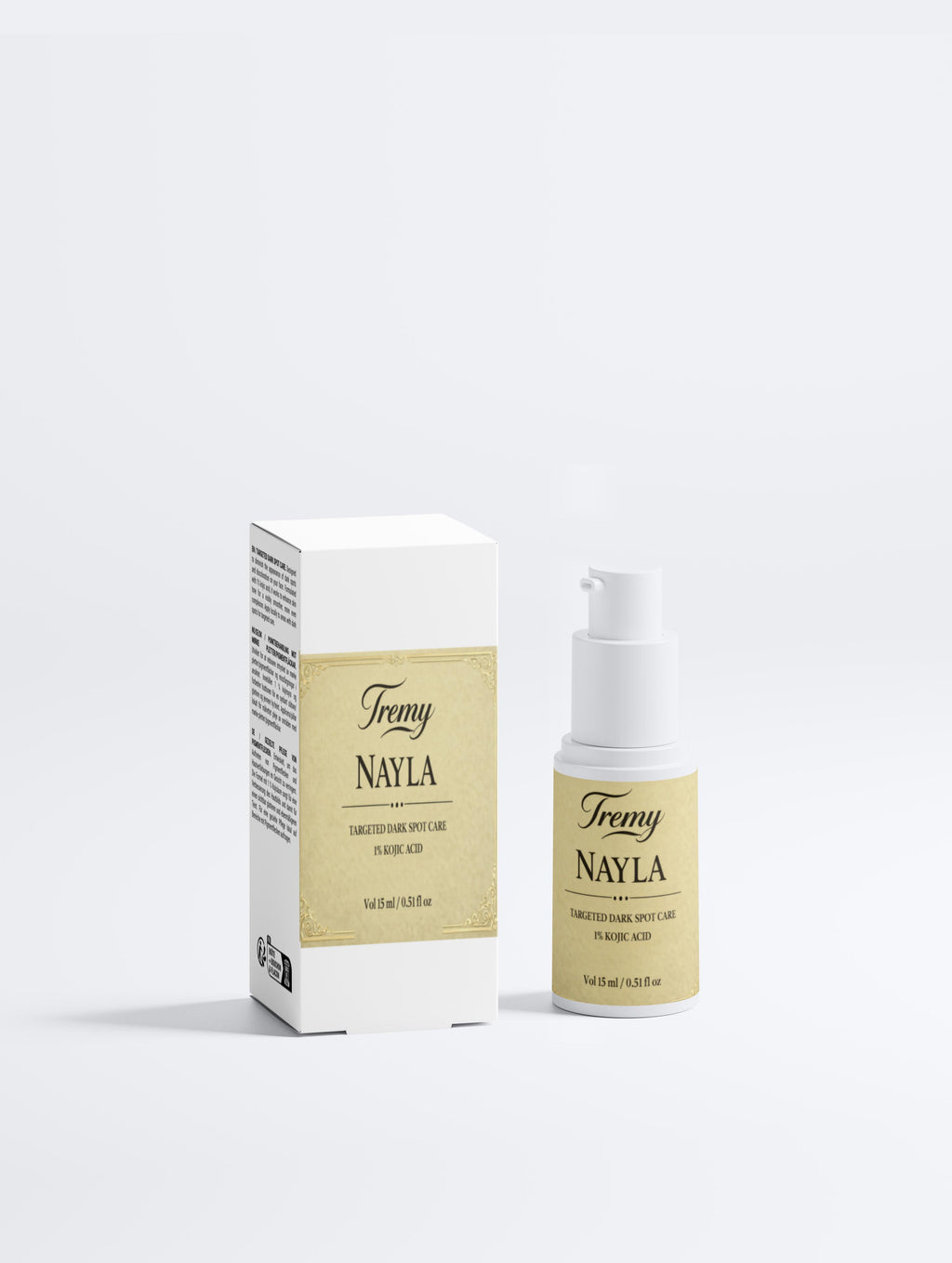 Tremy Nayla Kojic Acid Dark Spot Treatment for hyperpigmentation and uneven skin tone
