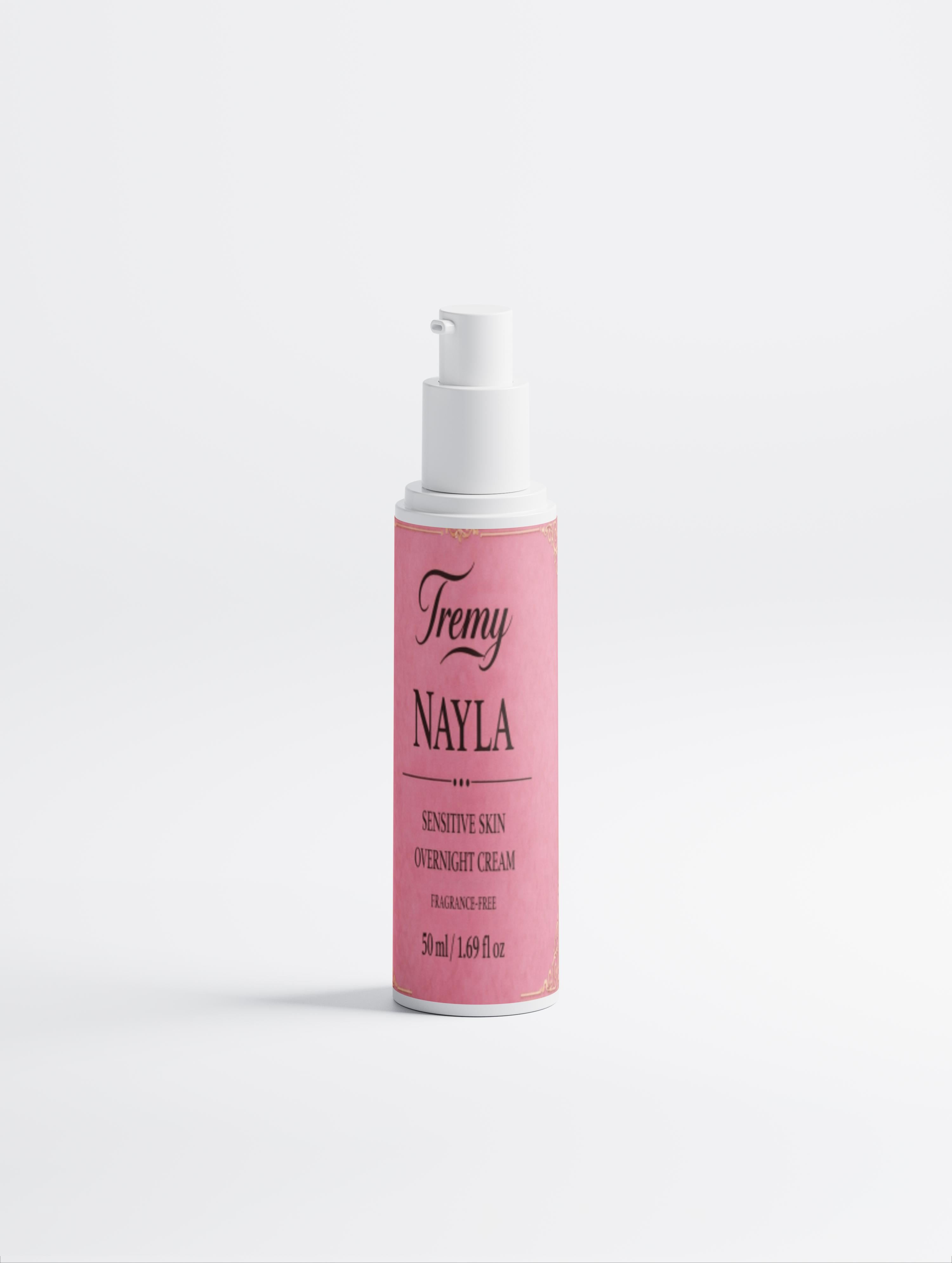 Tremy Nayla Sensitive Skin Overnight Cream fragrance free night moisturizer
