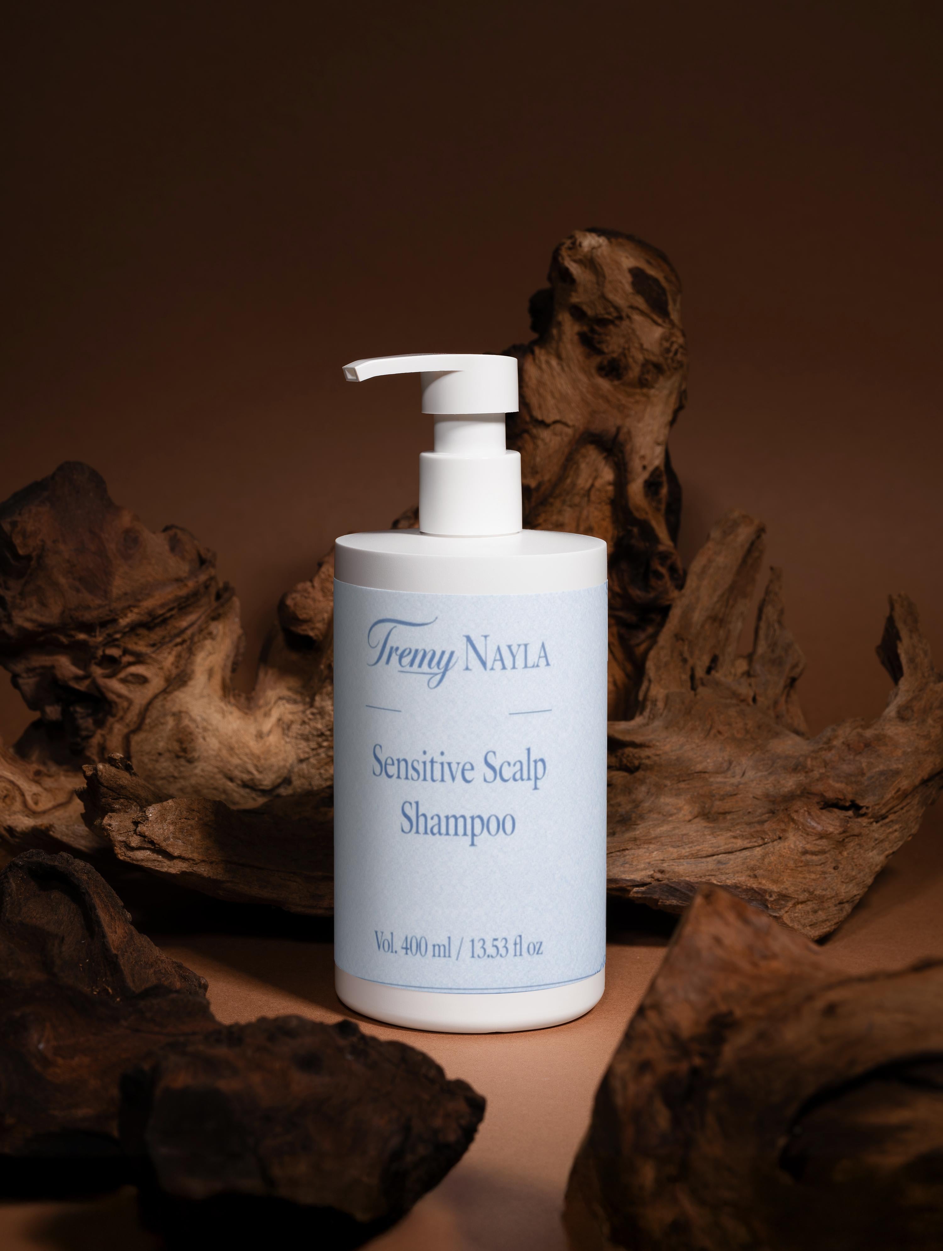 
Tremy Nayla soothing scalp shampoo for sensitive or irritated scalp

