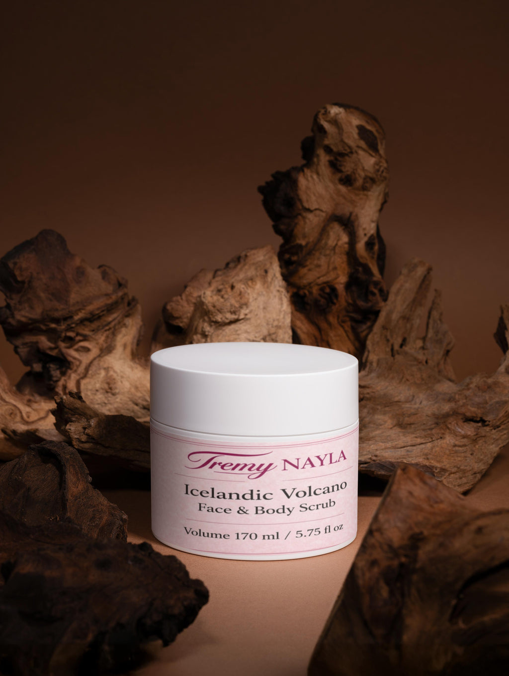 Tremy Nayla Icelandic Volcano face and body scrub for smooth radiant skin
