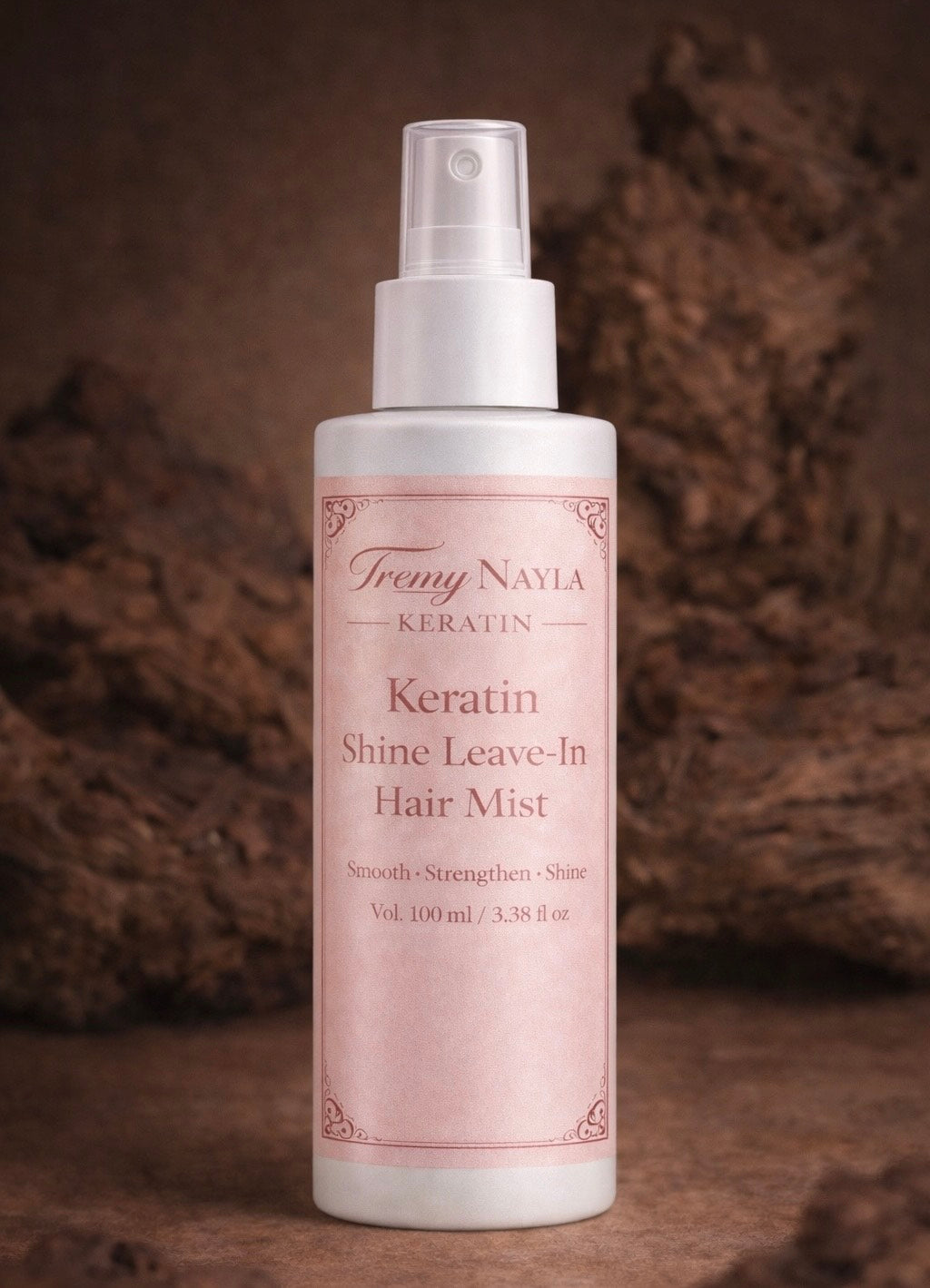 Tremy Nayla keratin shine leave in hair mist for smooth shiny hair

