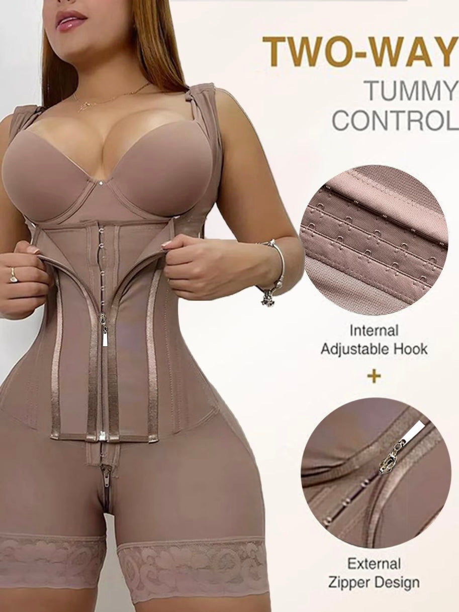 Women Colombian Shapewear,Faja Body Shaping , Tummy Control Body Shaperwear, Buttock Lifting,Thigh Slimming Bodysuit