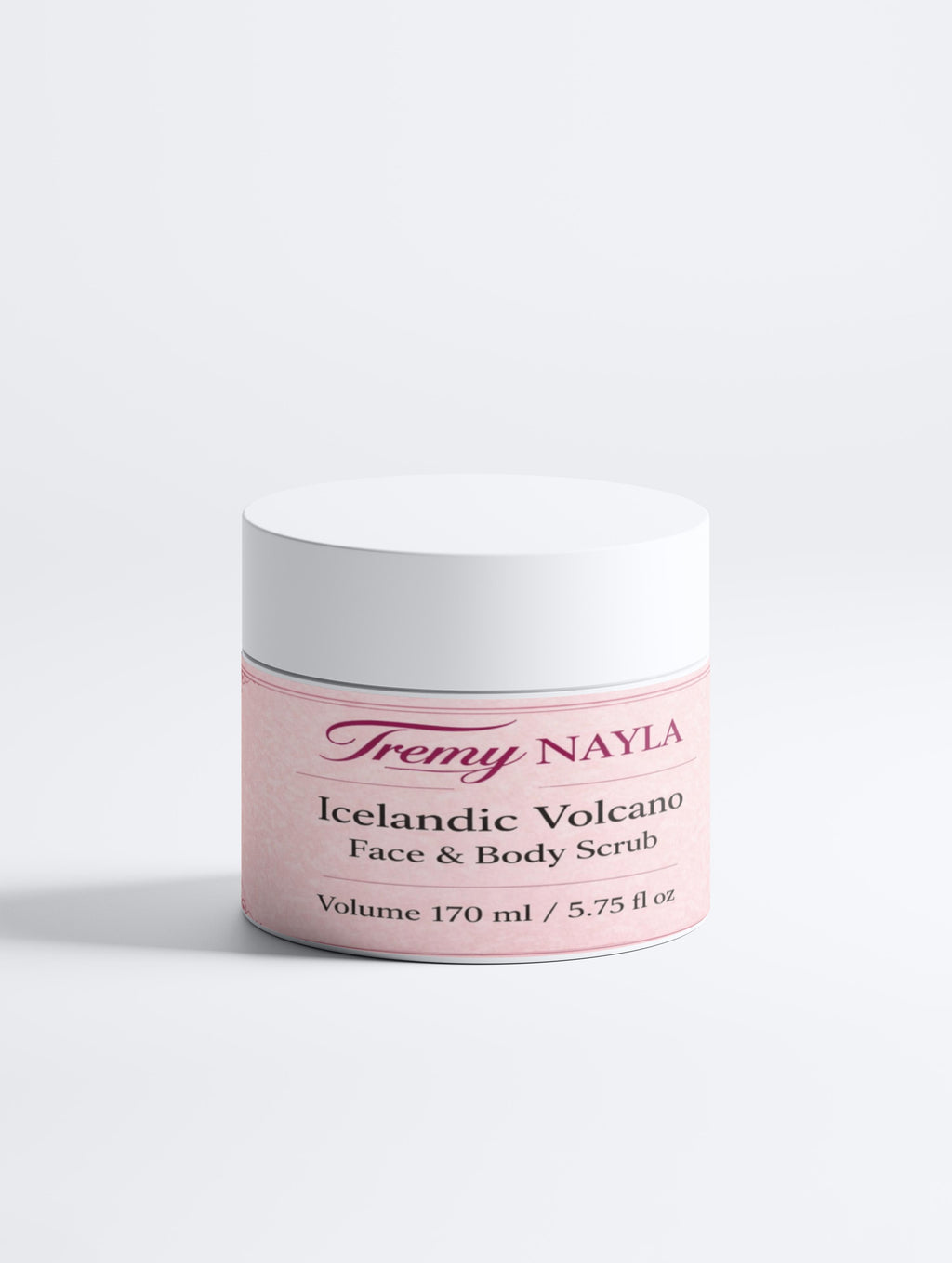 Tremy Nayla Icelandic Volcano face and body scrub for smooth radiant skin