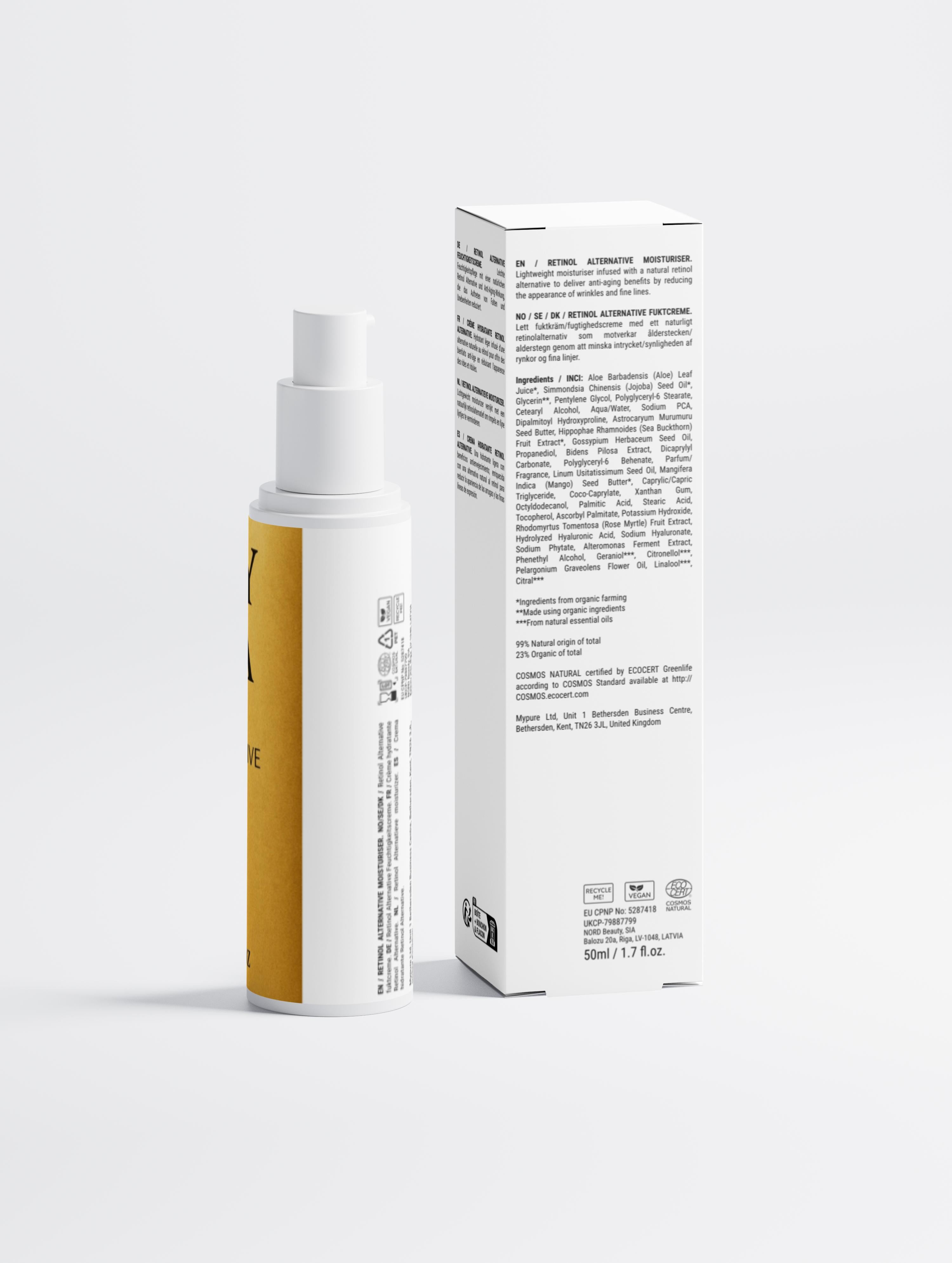 
Tremy Nayla retinol alternative moisturiser for smoother hydrated skin

