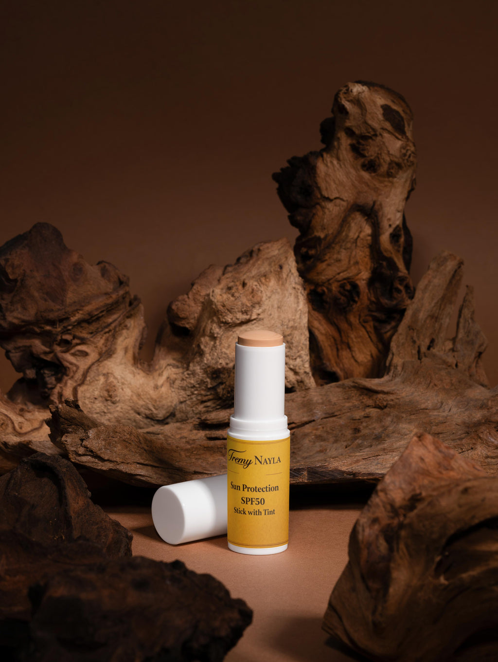 Tremy Nayla tinted SPF50 sun protection stick for daily sun protection

