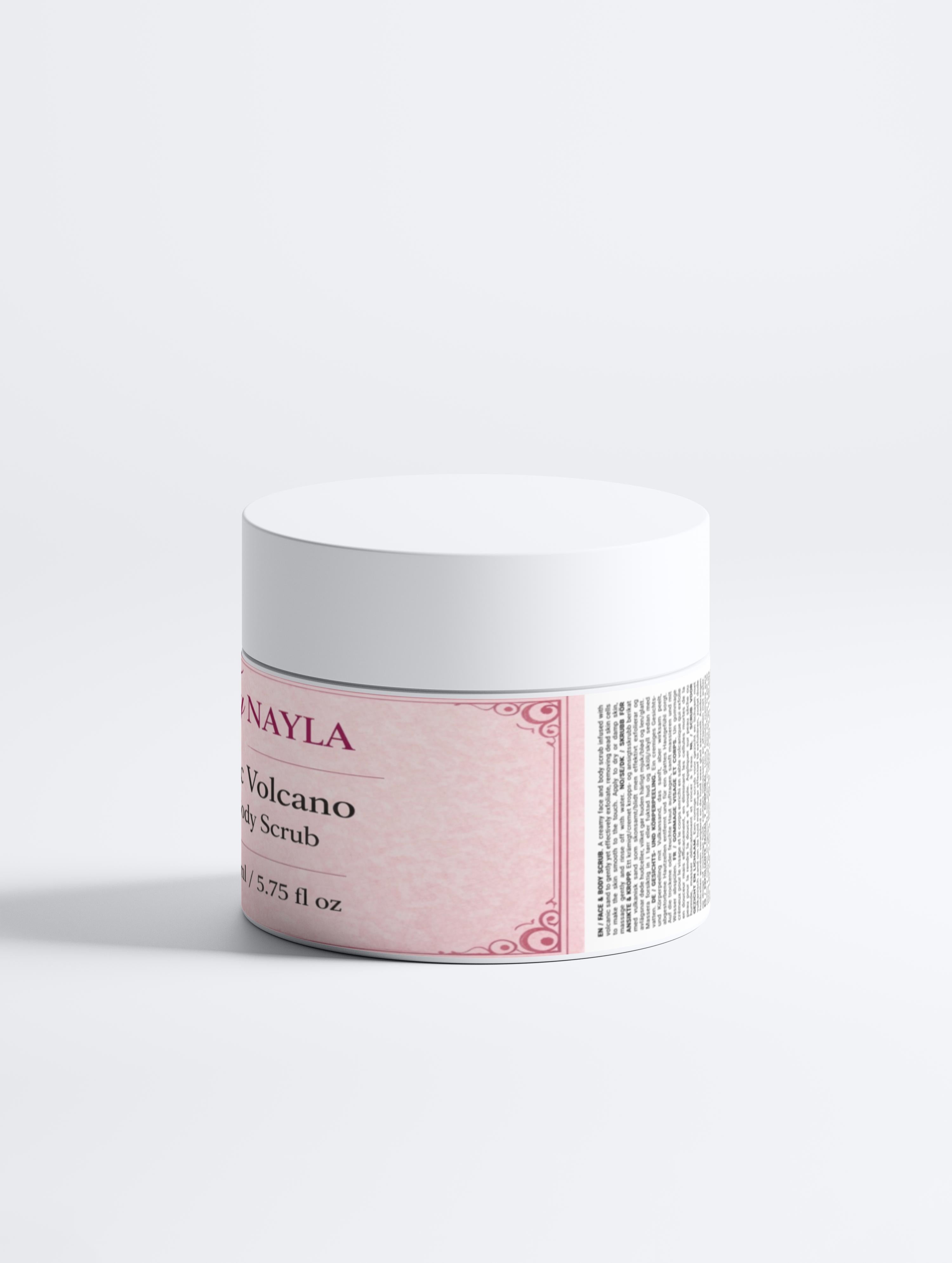 Tremy Nayla Icelandic Volcano face and body scrub for smooth radiant skin