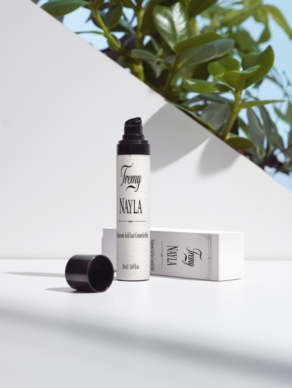 Tremy Nayla Hyaluronic Acid Face Cream for Men for deep hydration and smooth skin