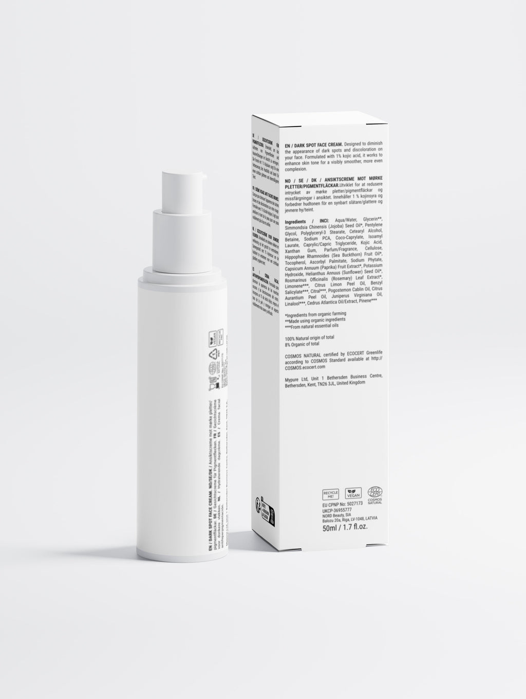 Tremy Nayla dark spot face cream with kojic acid for uneven skin tone

