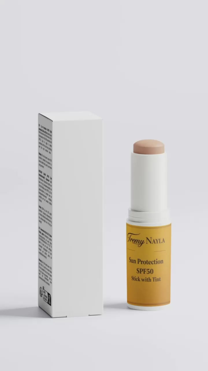 Tremy Nayla tinted SPF50 sun protection stick for daily sun protection

