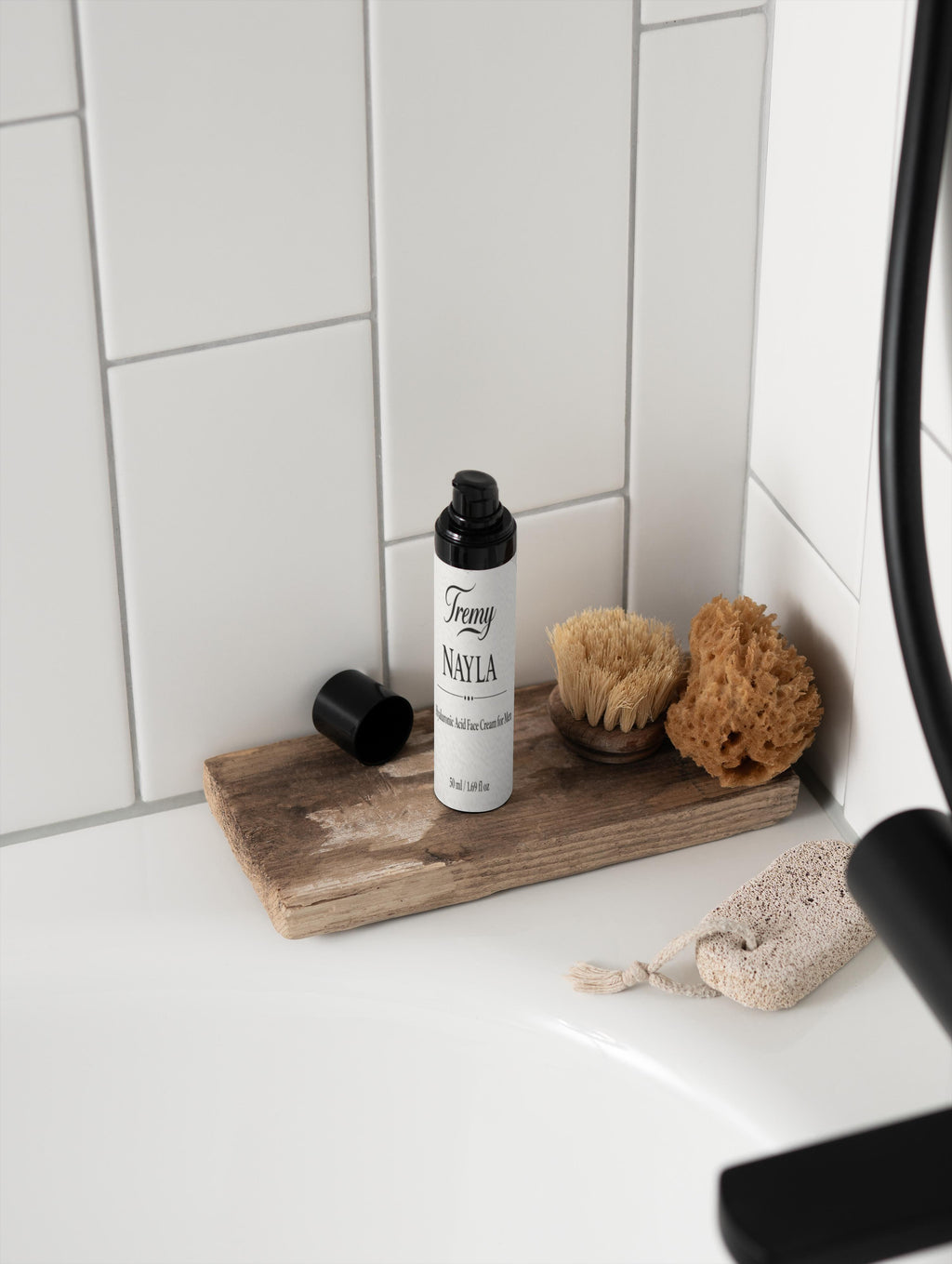 Tremy Nayla Hyaluronic Acid Face Cream for Men for deep hydration and smooth skin