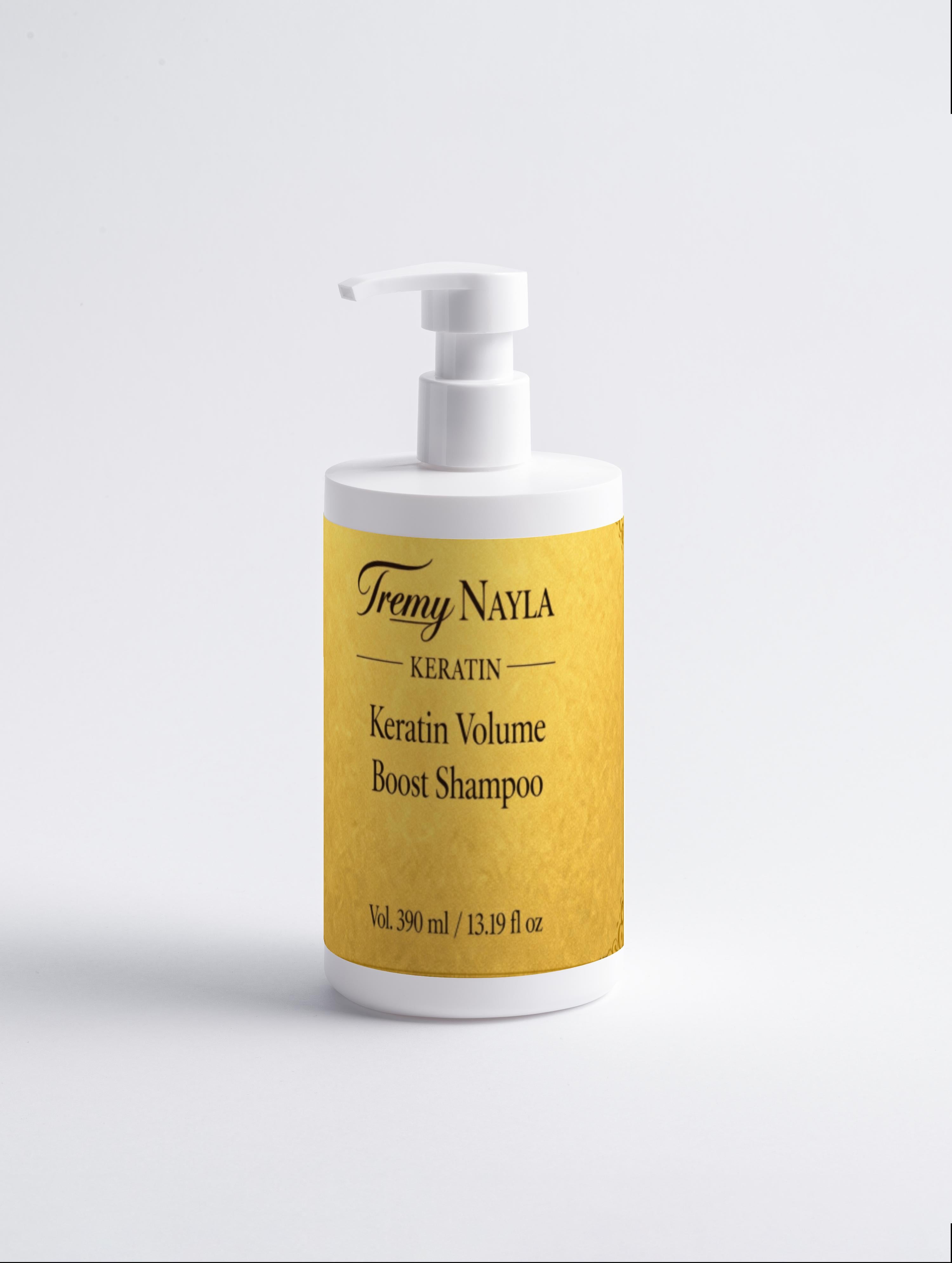 
Tremy Nayla keratin volume boost shampoo for fuller stronger hair