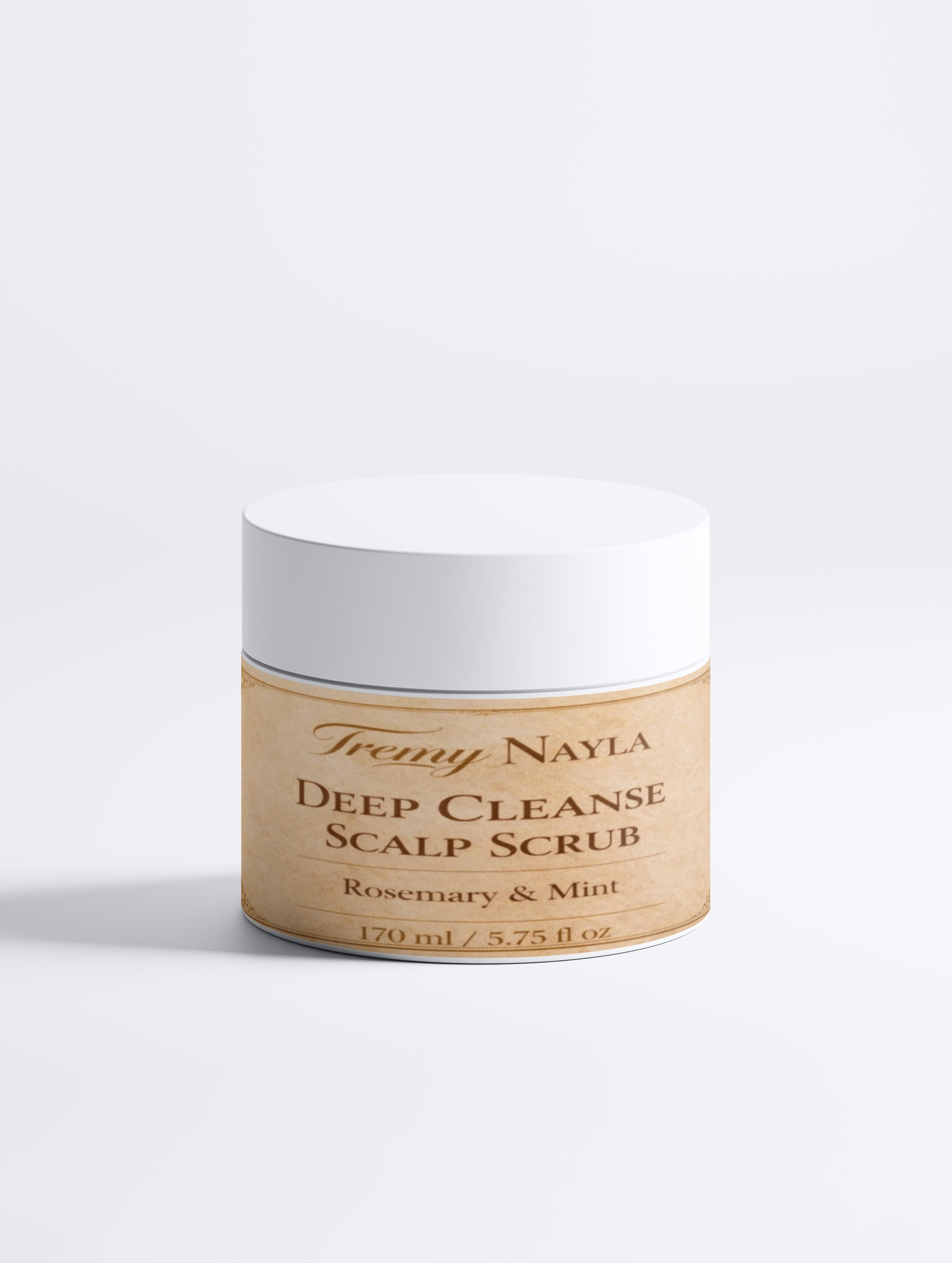 Tremy Nayla organic rosemary clarifying scalp scrub for oily itchy scalp